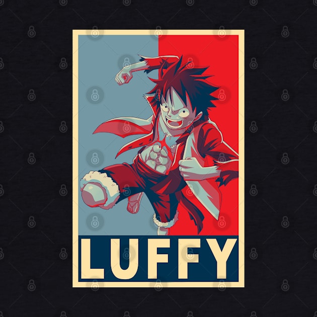 Luffy Poster - One piece by Jack Jackson